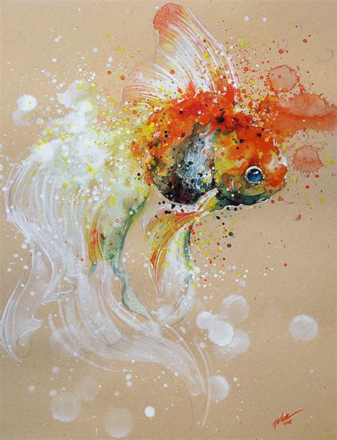 Splashed Watercolor Paintings By Tilen Ti Bored Panda