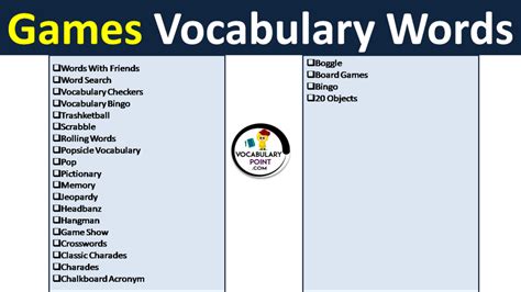 Best Word Games To Improve Vocabulary Archives Vocabulary Point