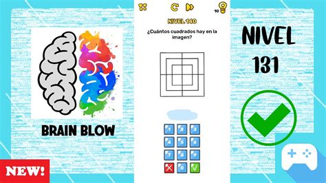 Play fun brain games on ggg. Brain Blow | Nivel 131 - ¿Cuántos cuadrados hay en la imagen? - YouTube
