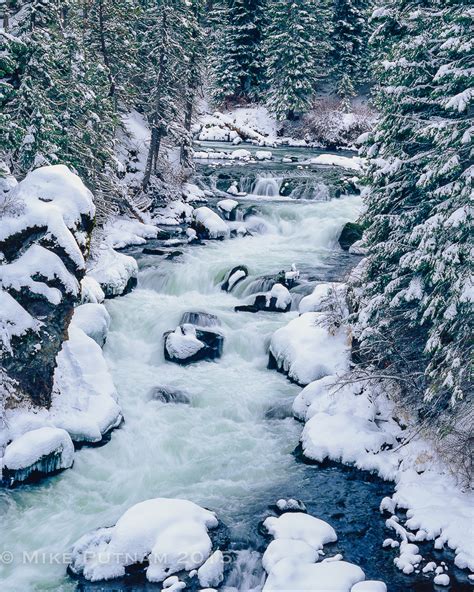 Bend Oregon Winter Snow Photographs Mike Putnam Photography