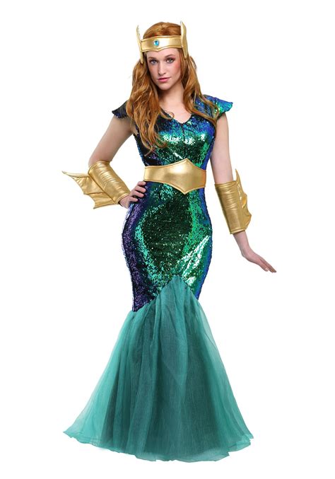 Womens Sea Siren Plus Size Costume Mermaid Costume