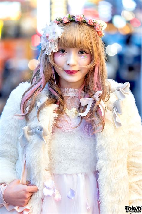 Pastel Harajuku Street Fashion W Swankiss Dress Flower Crown And Cute