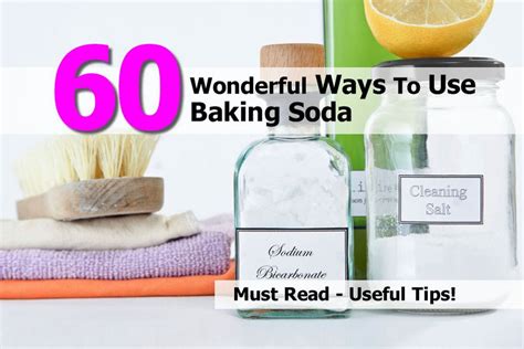 60 Wonderful Ways To Use Baking Soda