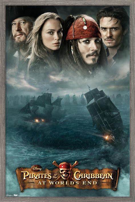 Disney Pirates Of The Caribbean At World S End Dvd One Sheet X Poster Ebay