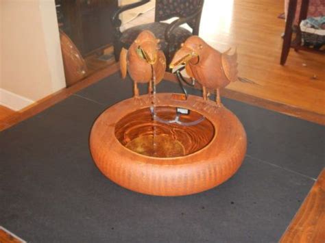 .ring water fountain, decorative water fountain, outdoor fountain and designer water fountain offered by try me fountains, pune outdoor garden ring fountain. Details about WHIMSICAL RUSTIC FARMHOUSE FOLK GARDEN CROWS ...