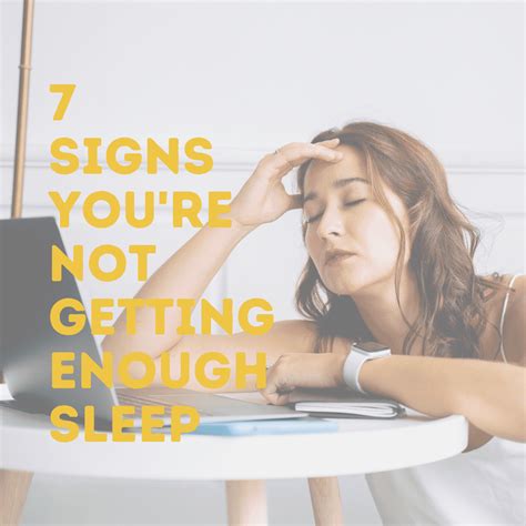 Signs You Re Not Getting Enough Sleep Premier Neurology Wellness Center
