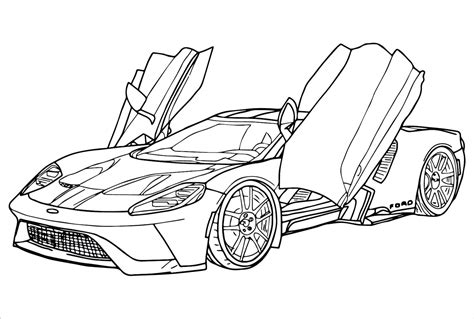 Awesome Ford Coloring Page Download Print Or Color Online For Free