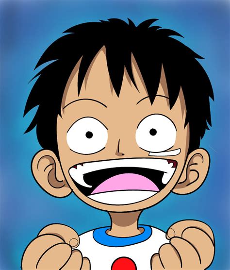 Kid Luffy By Moriearts On Deviantart