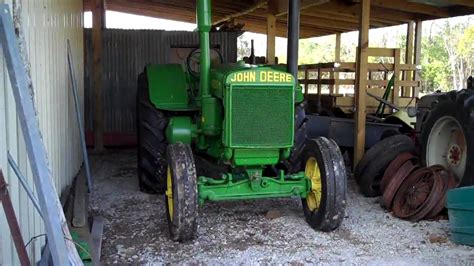 1934 Unstyled John Deere D Tractor Tour Not Running Youtube