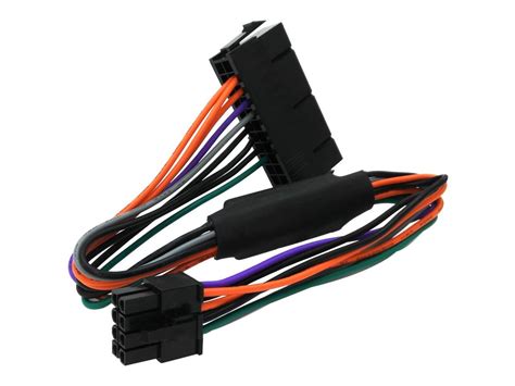 Comeap 24 Pin To 8 Pin Atx Psu Power Adapter Cable Compatible With Dell