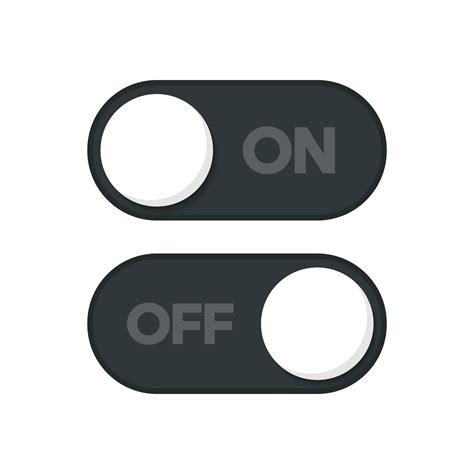 On And Off Icon Editable Switch Technology Illustrations Creative
