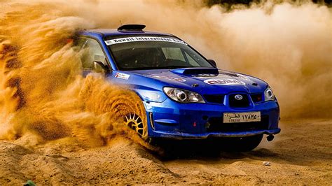 Hd Wallpaper Blue And Black Subaru Car Rally America Sports Racing