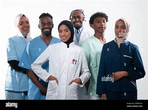Team Or Group Of A Doctor Nurse And Medical Professional Coworkers