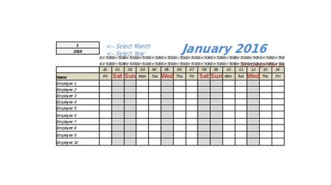 Vacation Tracking Template 9 Free Word Excel Pdf Documents Download