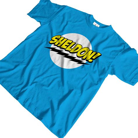 Sheldon The Big Bang Theory Character Mens T Shirt Ebay