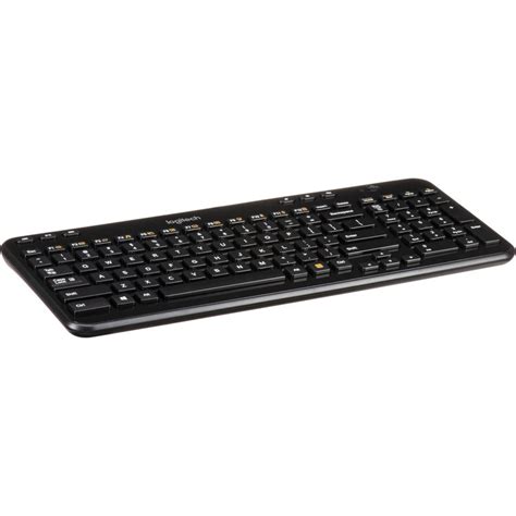 Logitech K360 Wireless Keyboard Glossy Black Theve