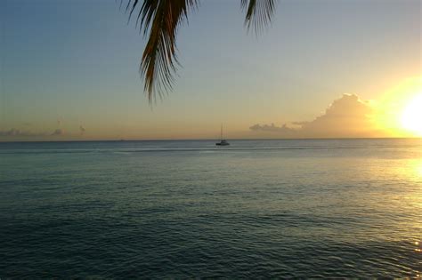 Barbados Sunset Sunset Outdoor Beach