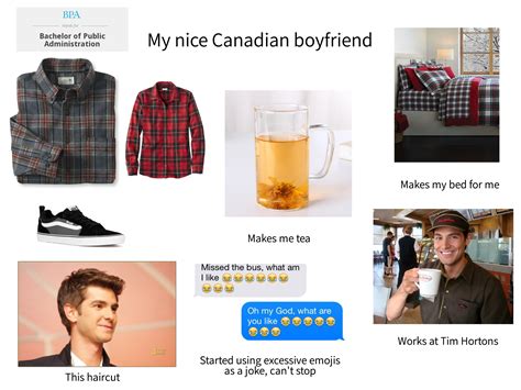 My Nice Canadian Boyfriend Starterpack Rstarterpacks