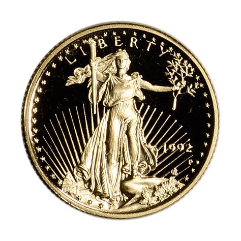 1992 P American Gold Eagle Proof 110 Oz 5 In Ogp Us 92 P Age 5 Pf