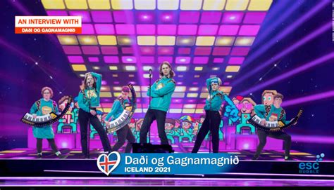 Iceland will participate in the eurovision song contest 2021 in rotterdam, the netherlands, having internally selected daði og gagnamagnið as their representatives with the song 10 years. Iceland: "I've only recently started letting other people ...