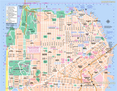 Map Of San Francisco Interactive And Printable Maps Wheretraveler