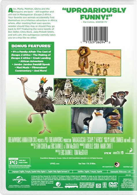 Buy Madagascar Escape 2 Africa Dvd New Box Art Dvd Gruv