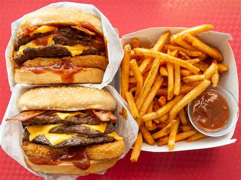 Double Western Bacon Burger Carls Jr Burger Poster
