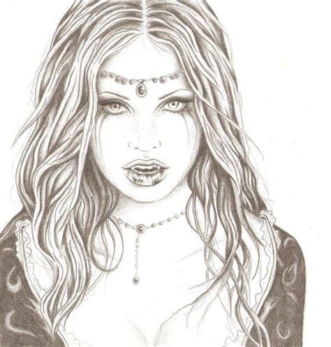 Vampire Girl By Little Pip On Deviantart Vampire Drawings Vampire