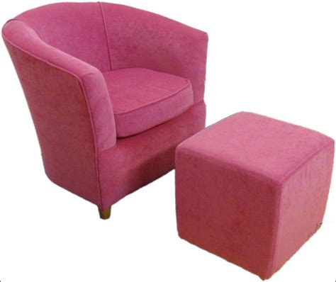 Best seat in the office. Funky Pink Bucket Tub Chair Upholstered in Chenille Pink ...