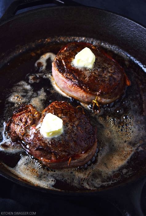 With just a few simple ingredients and easy technique you are gonna be whipping up steak at home that will make you question why you ever went out in the first place. Bacon-Wrapped Filet Mignon with Truffle Butter Recipe ...