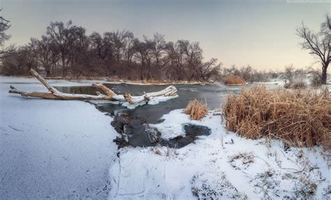 Beautiful Winter Landscapes The Krynka River · Ukraine Travel Blog