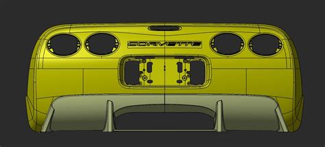 C5 Corvette Rear Diffuser Race Edition Carbon Fiber