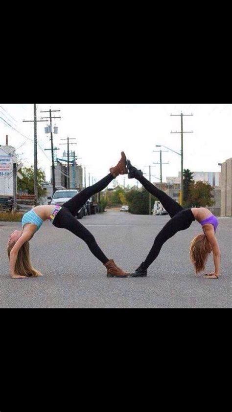 Friends Found On Facebook Gymnastics Poses Yoga Challenge Poses