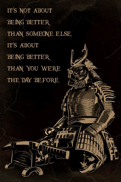 Cv27 Samurai Poster Being Better Than You Were The Day Before