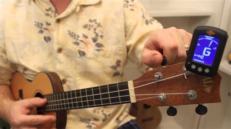 Played on early 20th century oscar schmidt autoharp, which i converted to diatonic tuning. Lesson 12: How to Tune a Ukulele with an Electronic Tuner ...