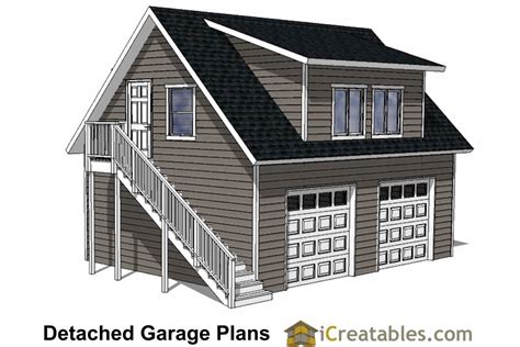 16x24 Garage Plans