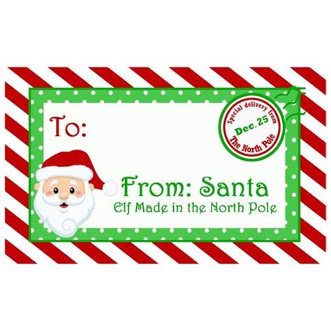 From Santa Claus Christmas Gift Tags Christmas Gift Tags Gift Tags My