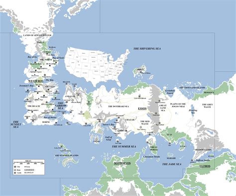 Everything Got Expanded Known World Map Gameofthrones Brilliant Ulthos