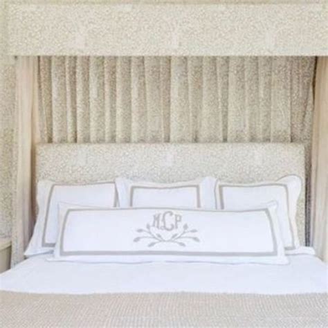 Leontine Linens Juliette Monogram Bed Linen Sets White Linen Bedding