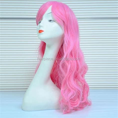 Wholesale Cheap Short Pink Synthetic Wig Crazy Long Cosplay Wig For Party Buy Synthetic Wig