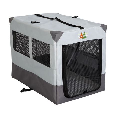 Canine Camper Sportable Soft Dog Crate - Pet Crates Direct The most stable and convenient wire dog crate around with a patented sliding door for easy, instant access and exclusive corner stabilizers for.