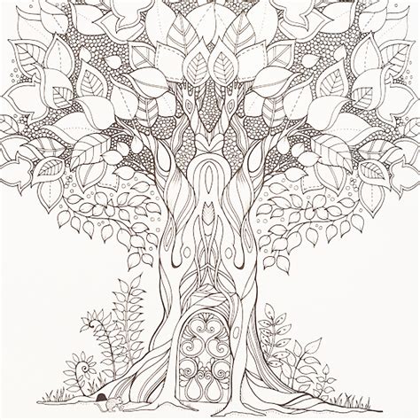 The pages are now super yellow and waxy feeling so the markers are not vibrant at all and you can see the stopping point of where you end your marker lines. Enchanted Forest Coloring Pages Printable at GetDrawings ...