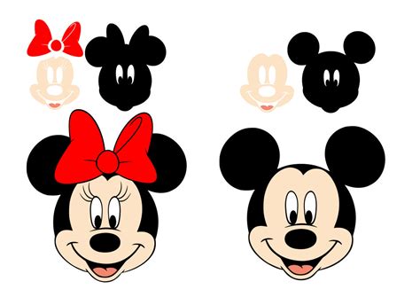 Minnie And Mickey Mouse Svg In Sheets Download Svg Eps
