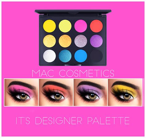 Its Designer Eyeshadow Palette The Sims 4 Skin Sims 4 Sims 4 Cc Makeup