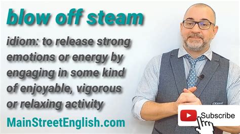 English Idioms Blow Off Steam YouTube