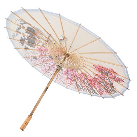 Rainproof Handmade Chinese Oiled Paper Umbrella Parasol 33