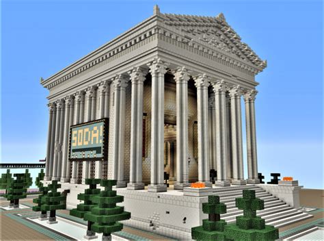 Corinthian Roman Temple Minecraft Map