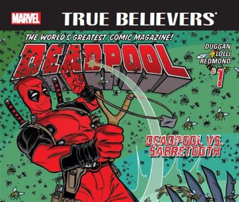 True Believers Deadpool Deadpool Vs Sabretooth 2016 1 Comic