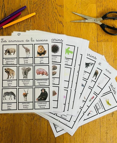 Pack De Carte De Nomenclature Montessori à Imprimer Kreakids