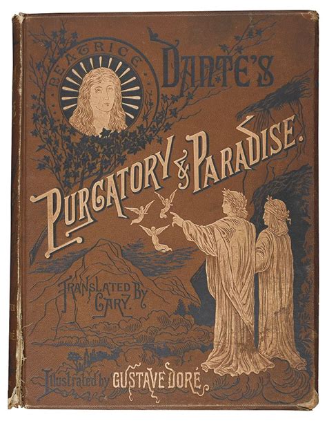 Dantes Purgatory And Paradise Illustrated By Doré 1880 Book Cover